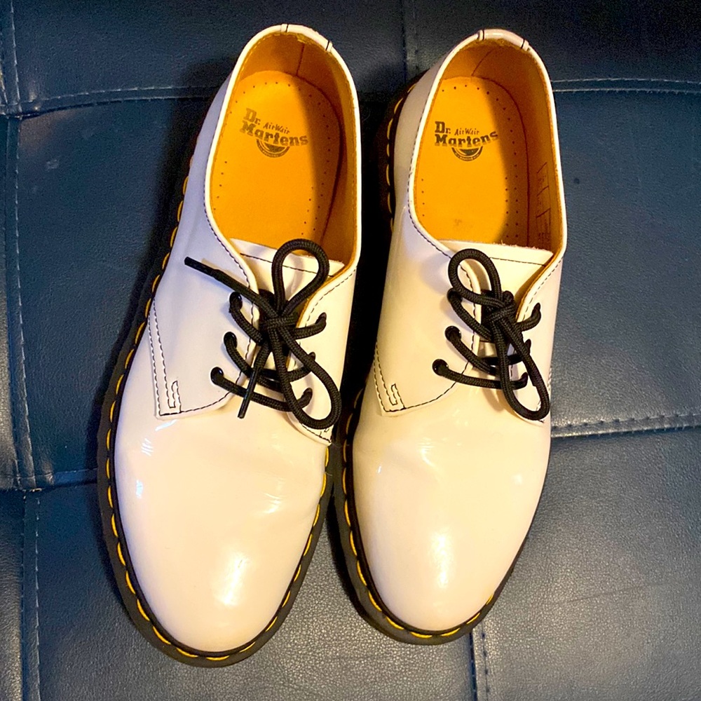 Doc Martens White Oxford Loafers 9